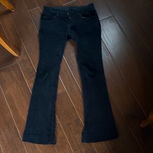 J Brand Love Story Plush Corduroy Pants Black 26